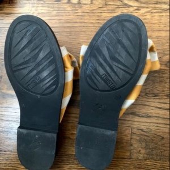 Miista Yellow and White Bow Sandals - Picture 4 of 4